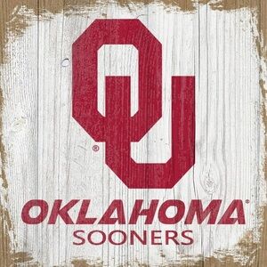 Hand Crafted OU Sooner Coasters - Set of 4